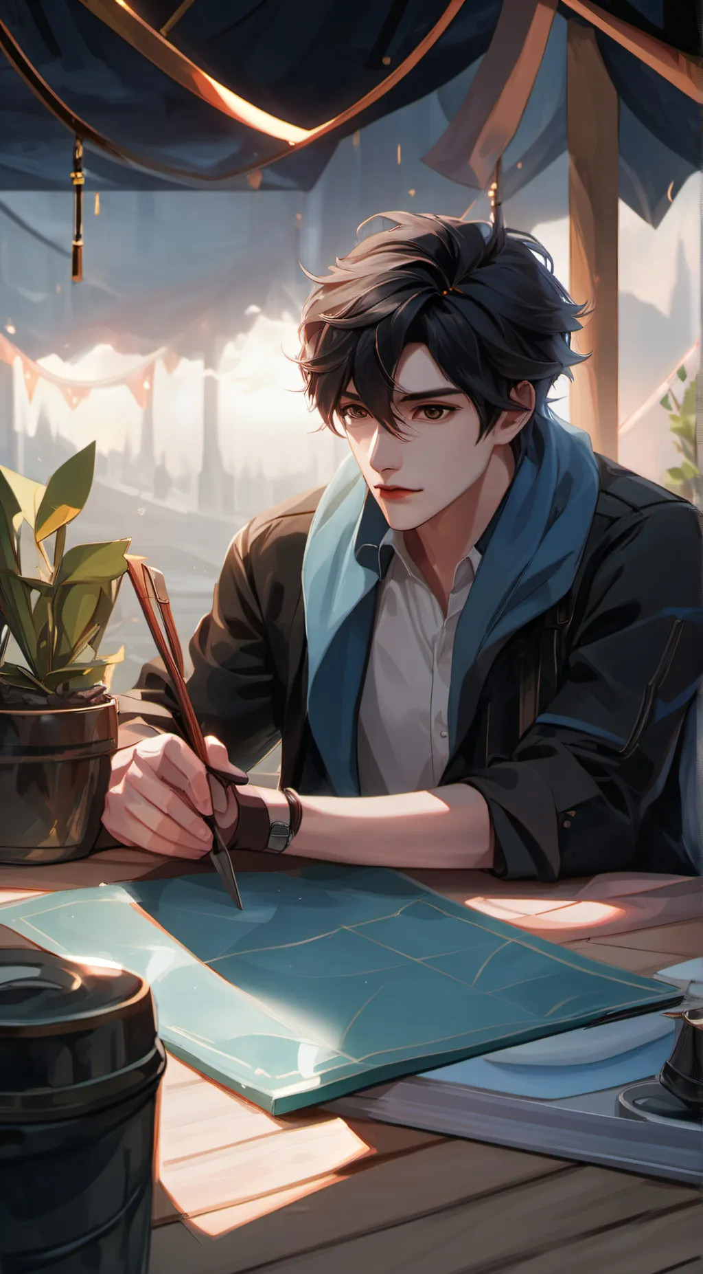 ai character: Jacob ☺ background