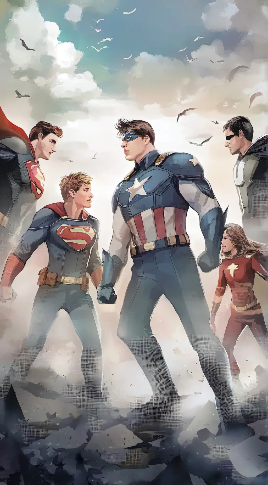 ai character: we can be heros 2 background