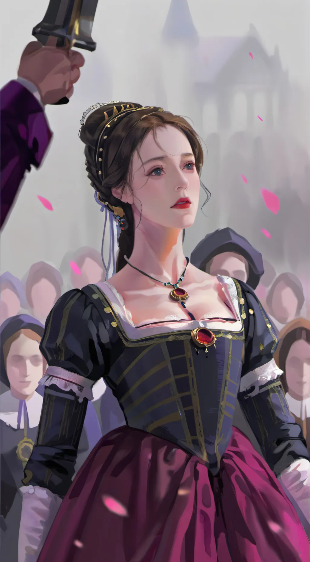 ai character: Anne Boleyn  background