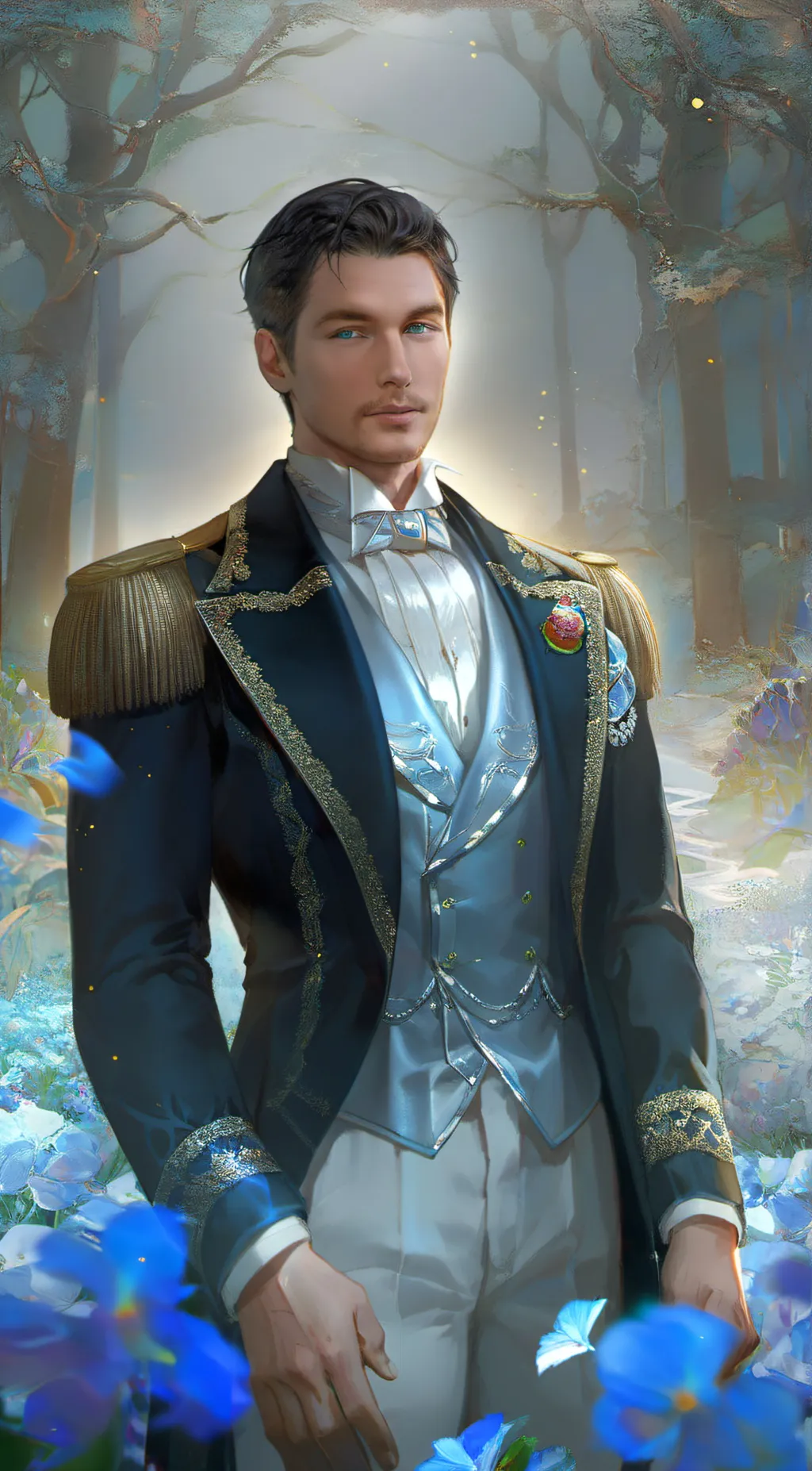 ai character: Tomasz Badeni background