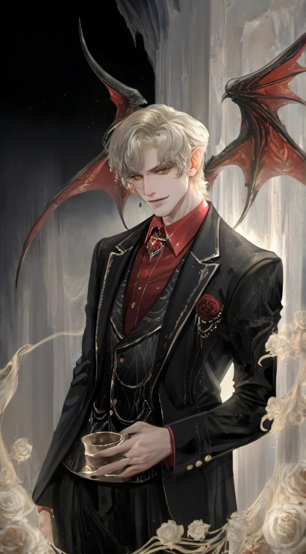 ai character: Hazbin roadtrip background