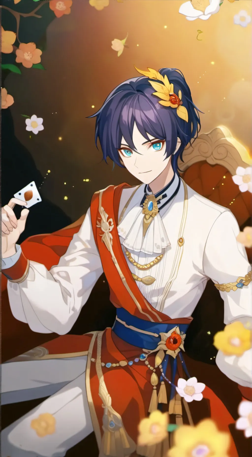 ai character: Tadashi  background