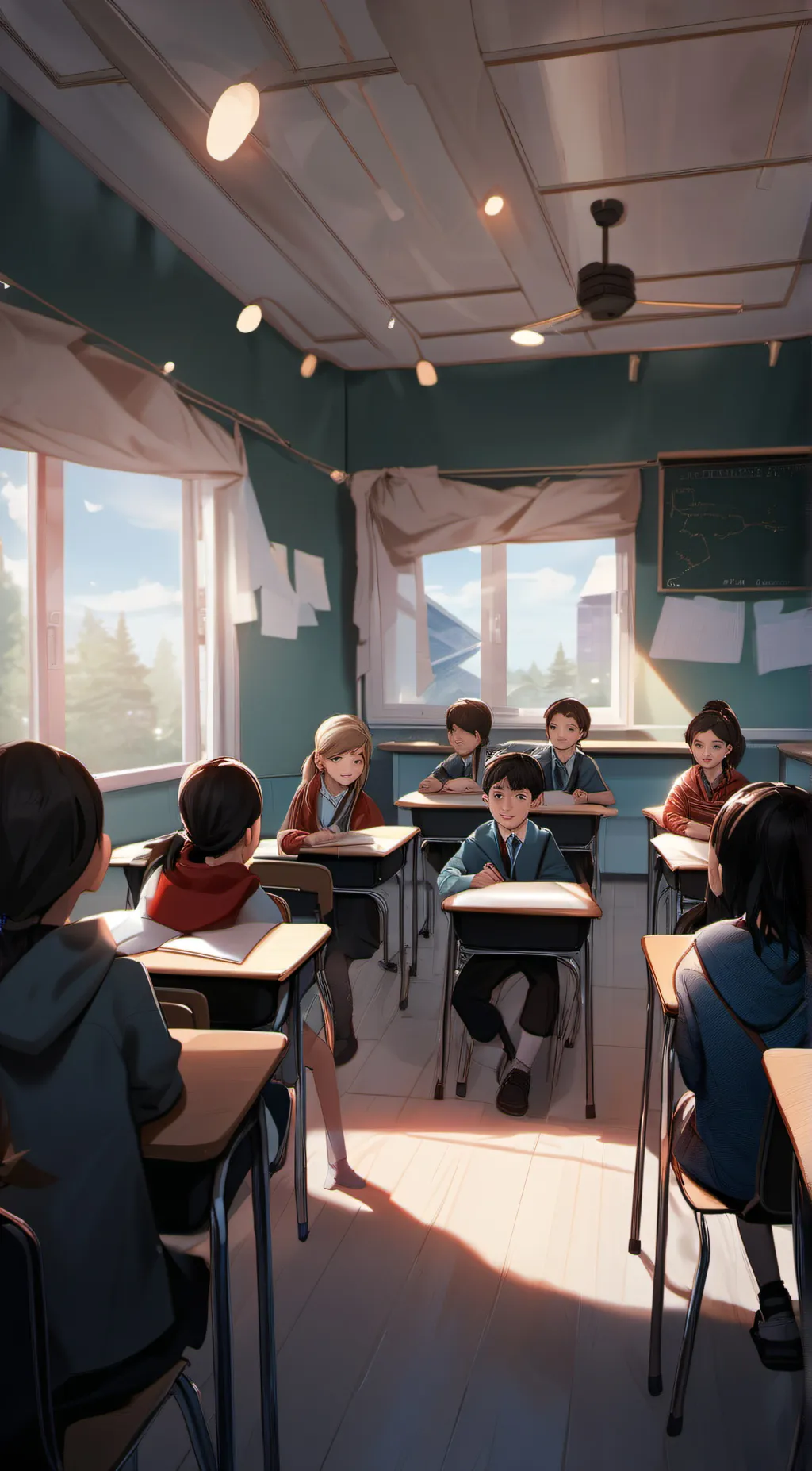 ai character: fifth grade class background