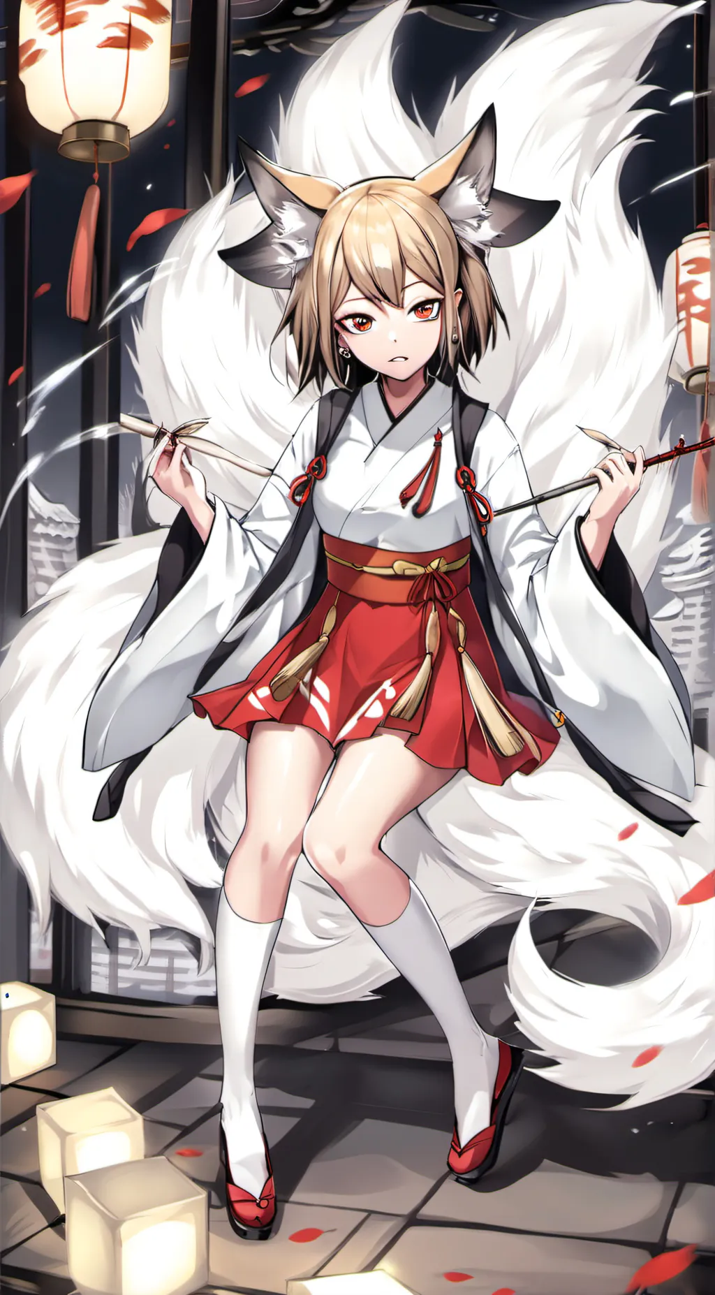 ai character: YURIKA SASAMOTO background