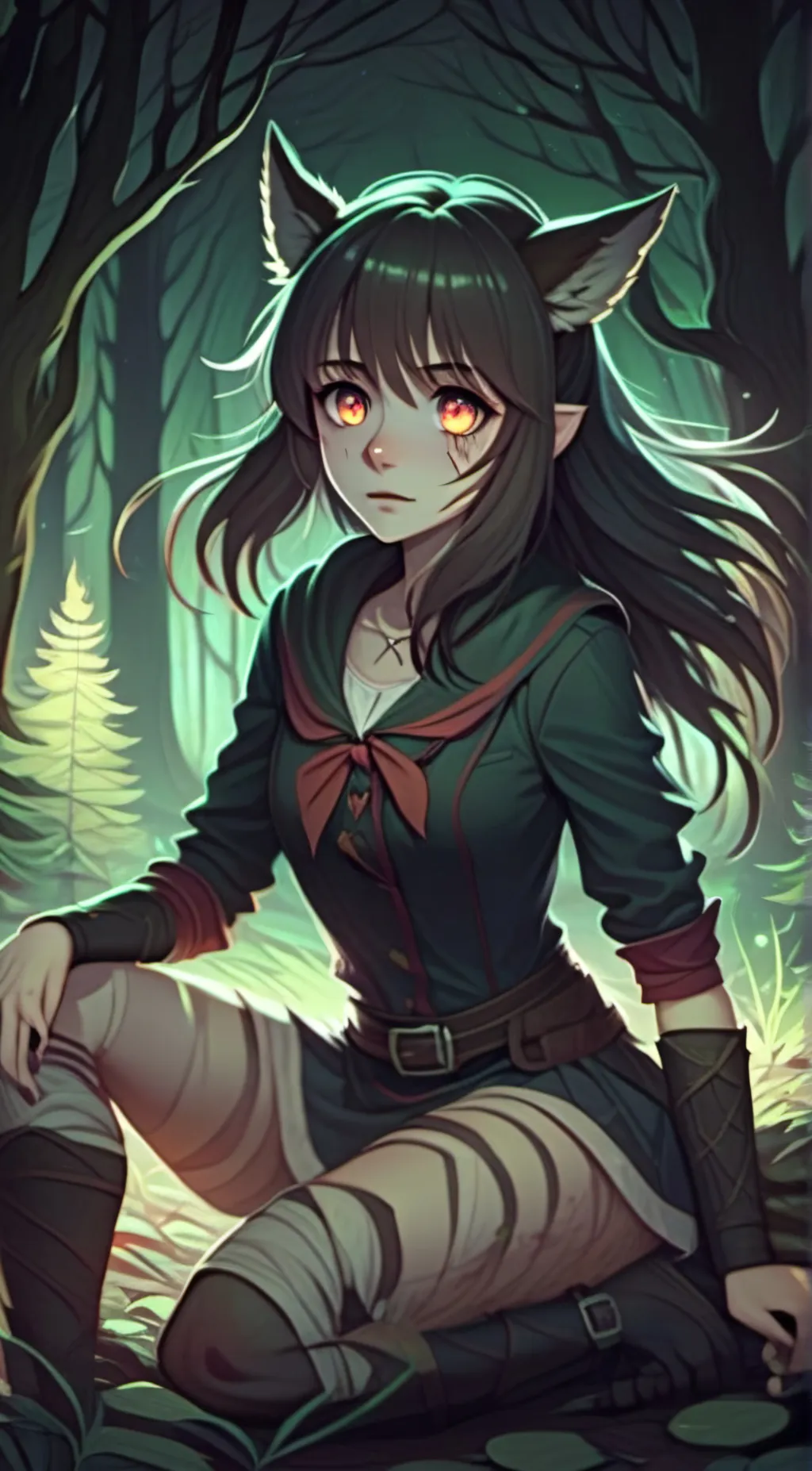 ai character: Ashina  background