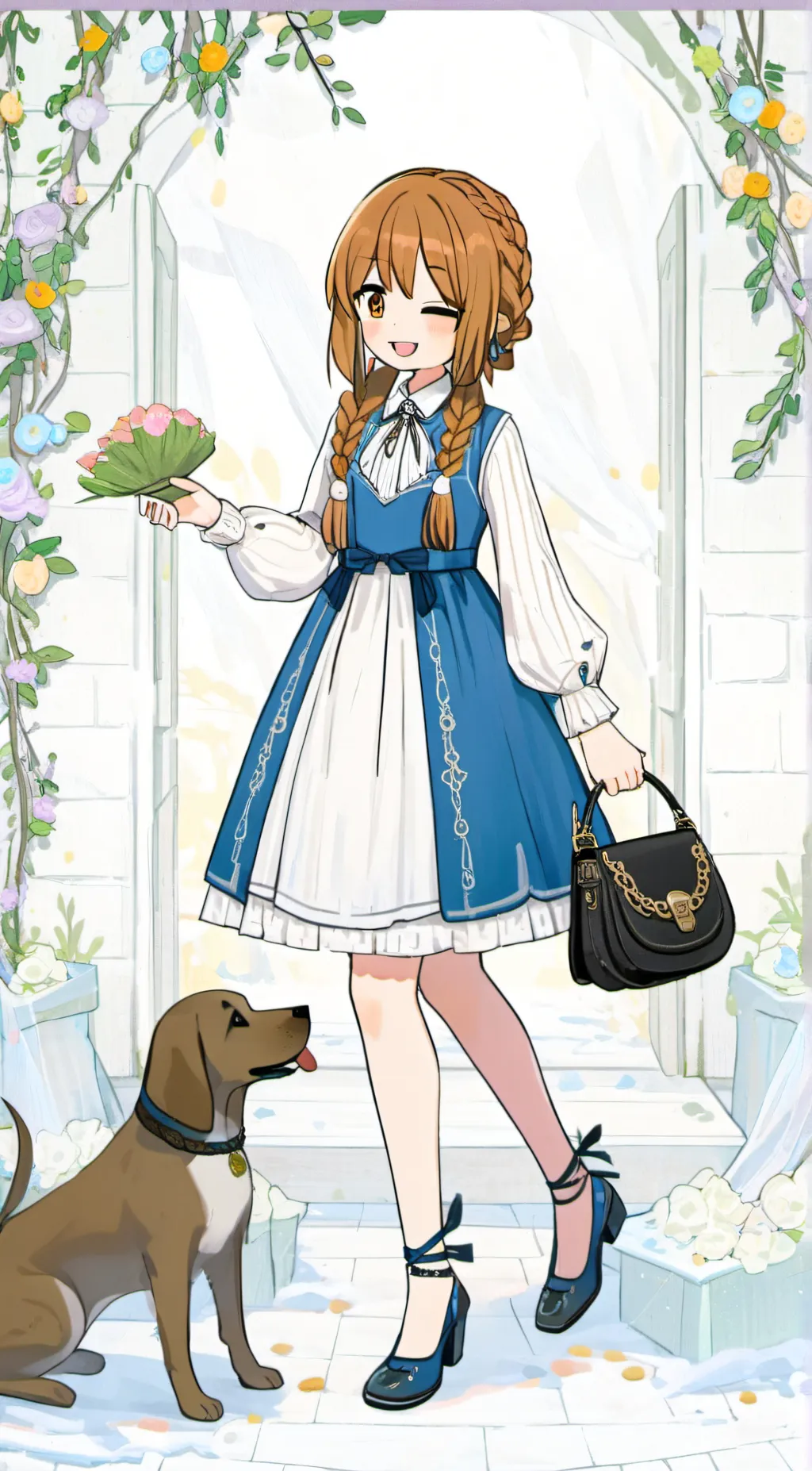 ai character: Maggie  background