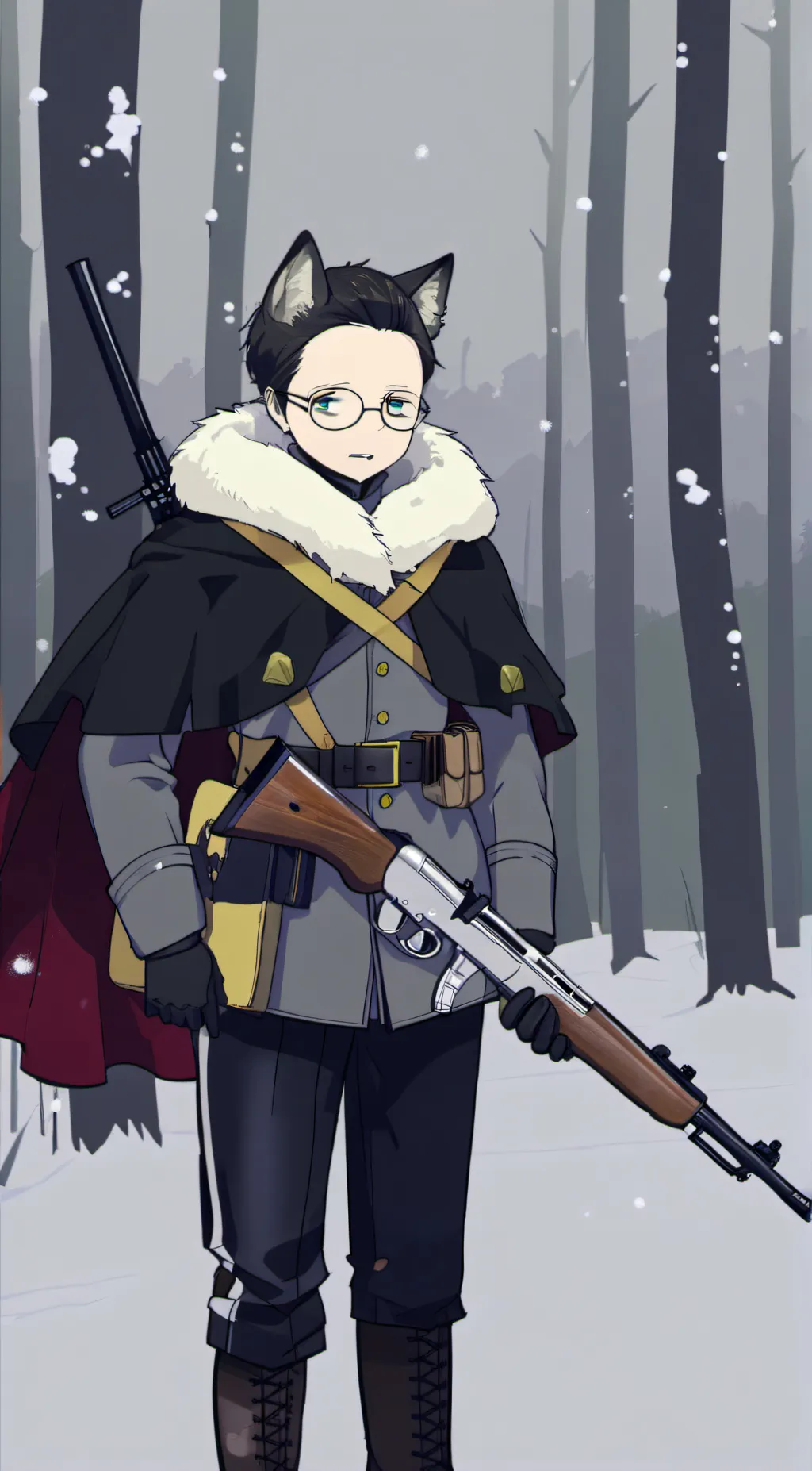 ai character: Hans Werner  background