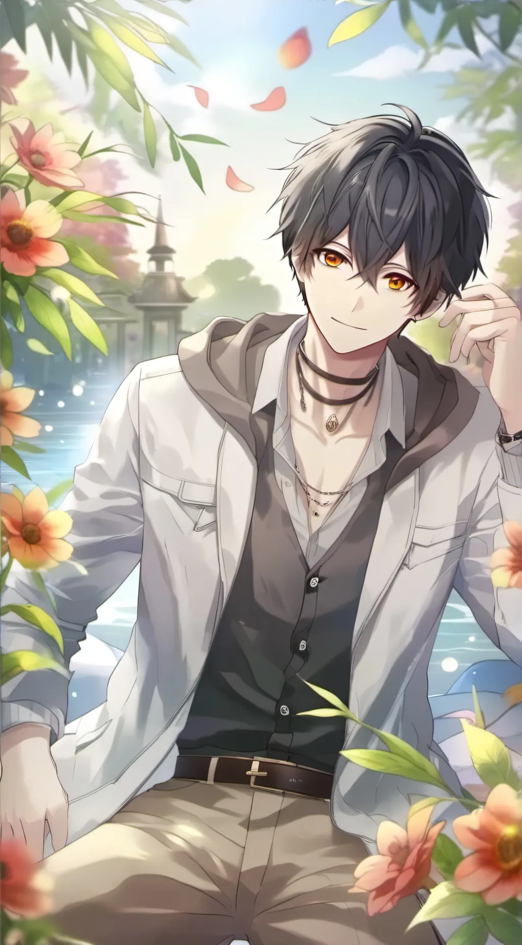 ai character: mark background