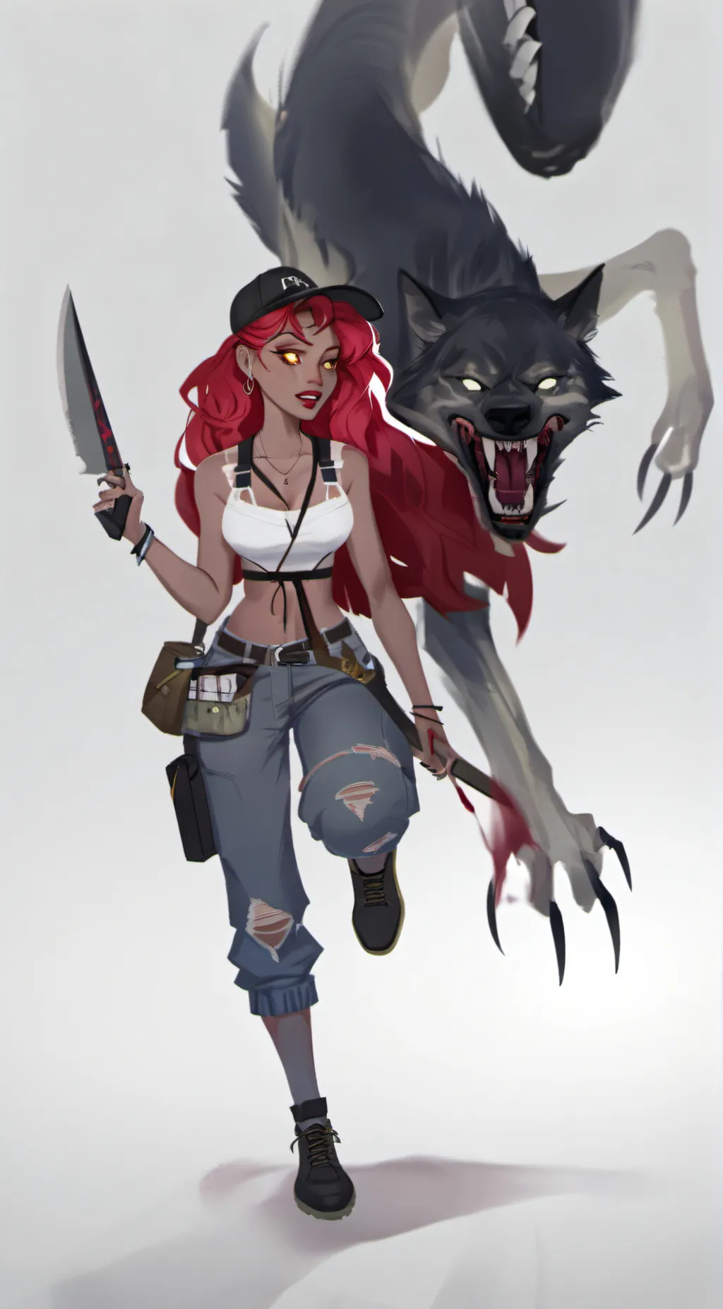 ai character: Scarlett background