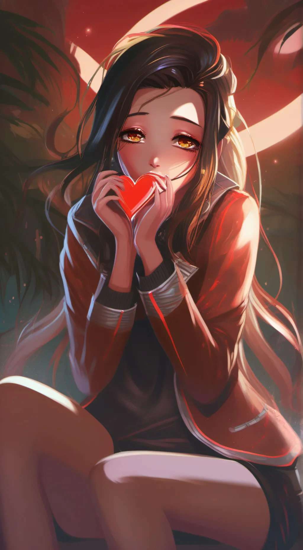 ai character: nezuko  background