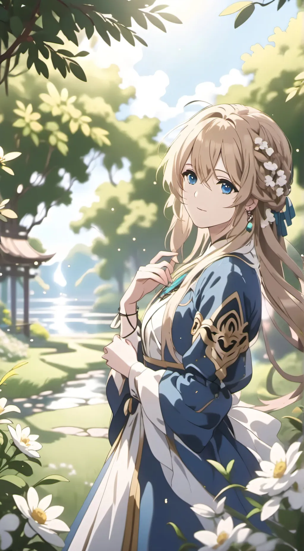 ai character: Flowerfly background