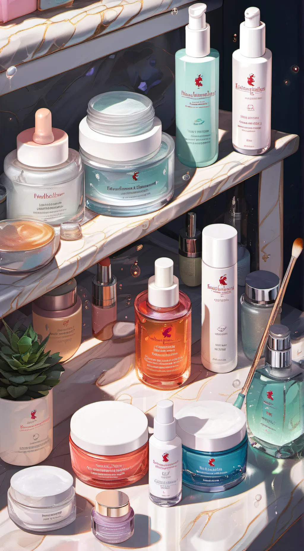 ai character: Skincare  background