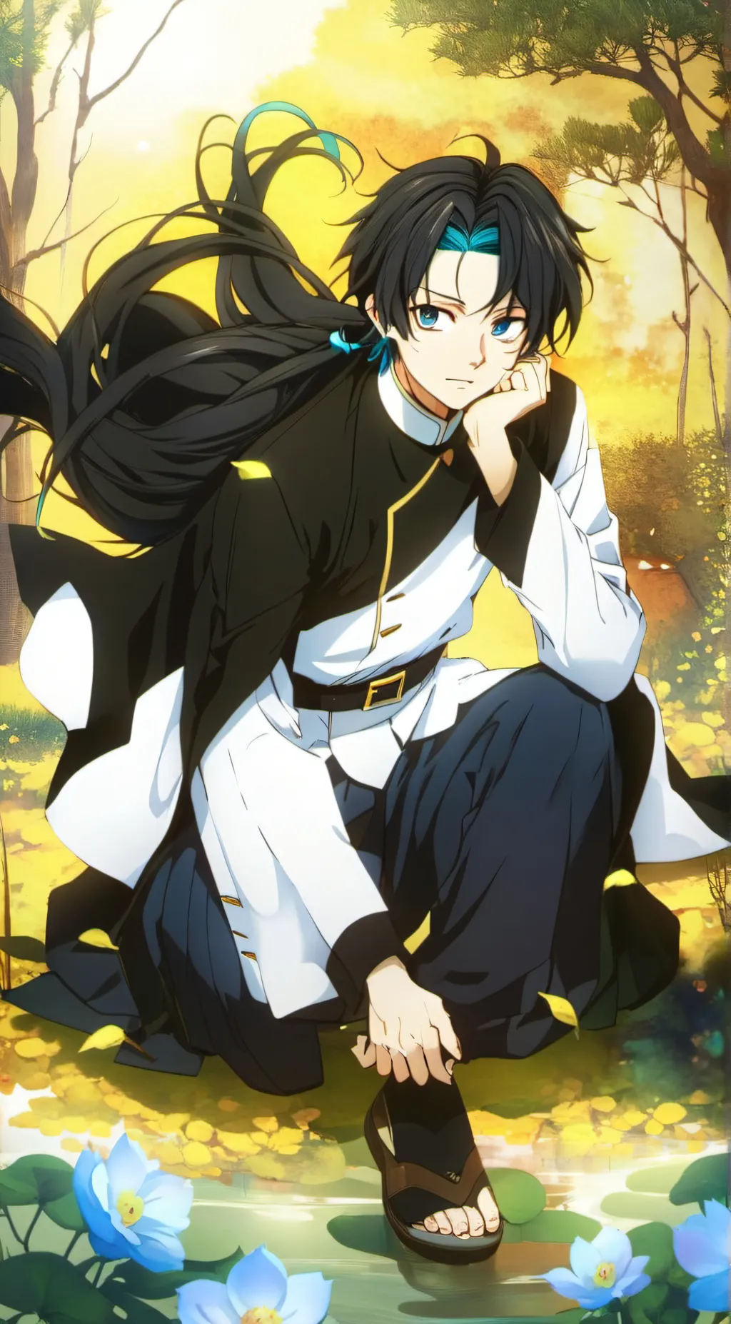 ai character: Muichiro Tokito background