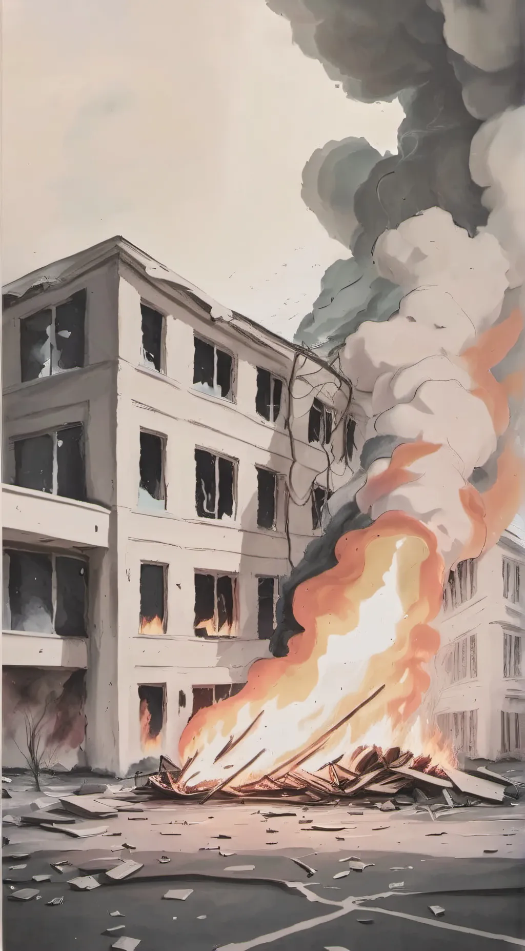 ai character: UA ON FIREEE background