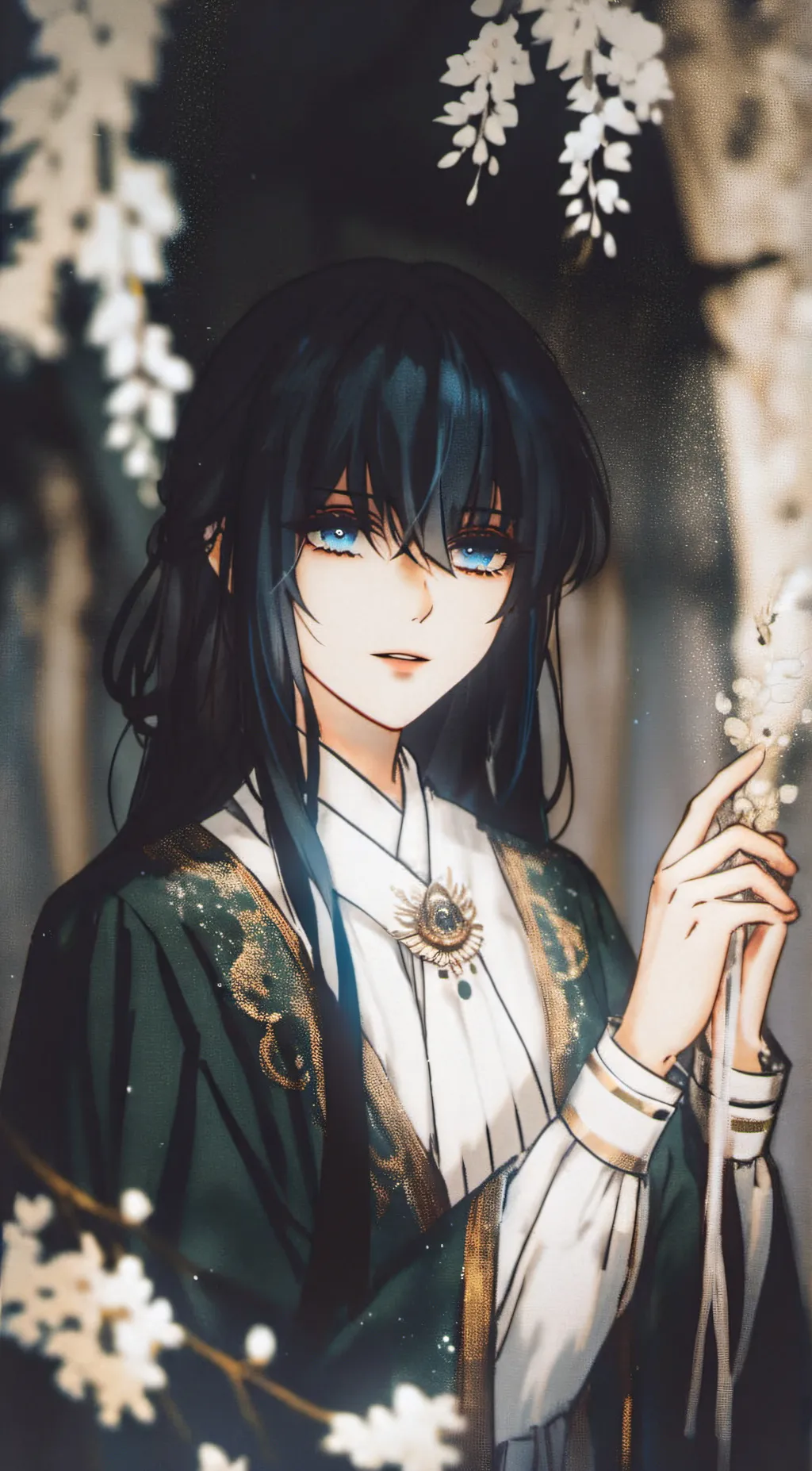 ai character: Tokito  background