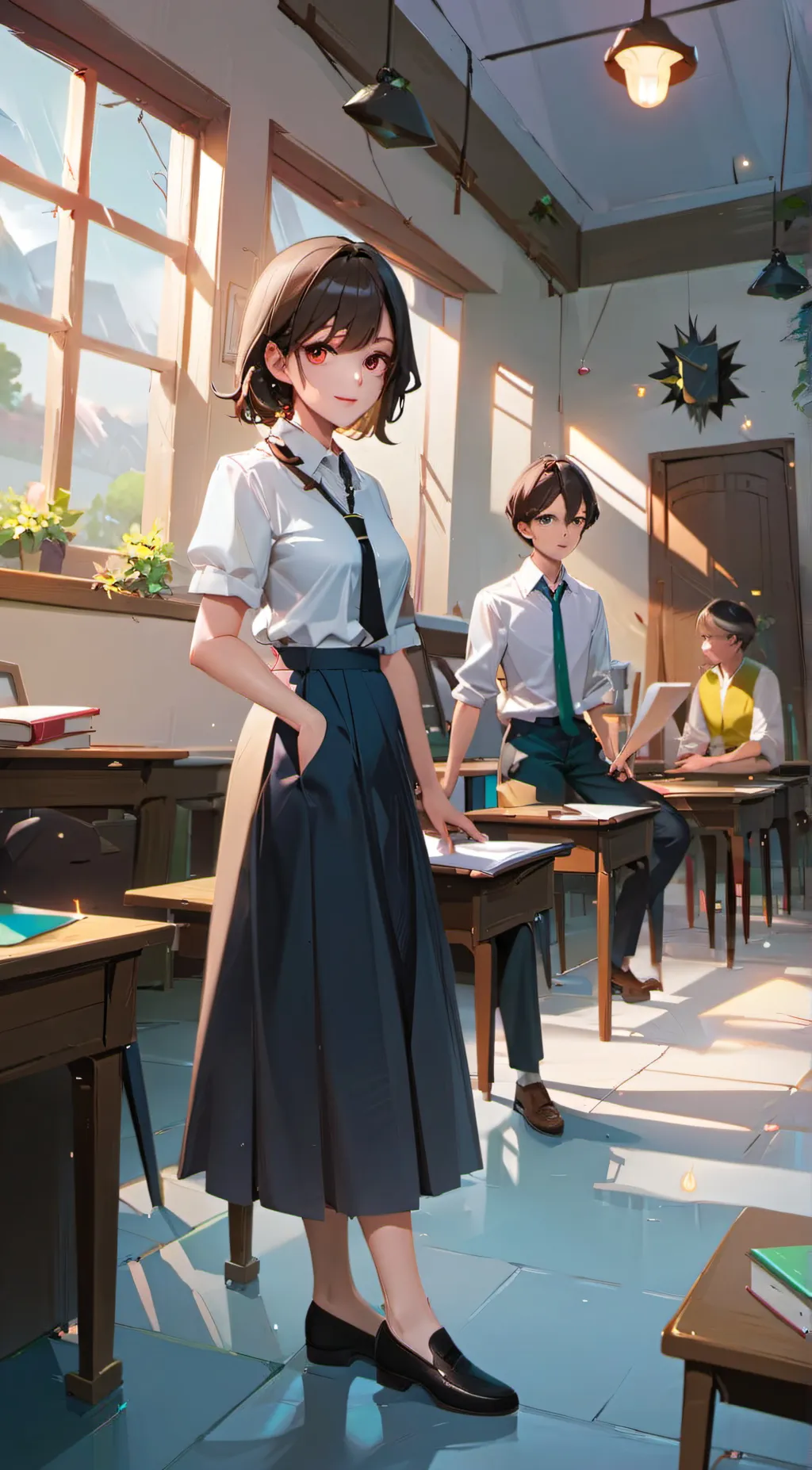 ai character: Ms.Morrison  background