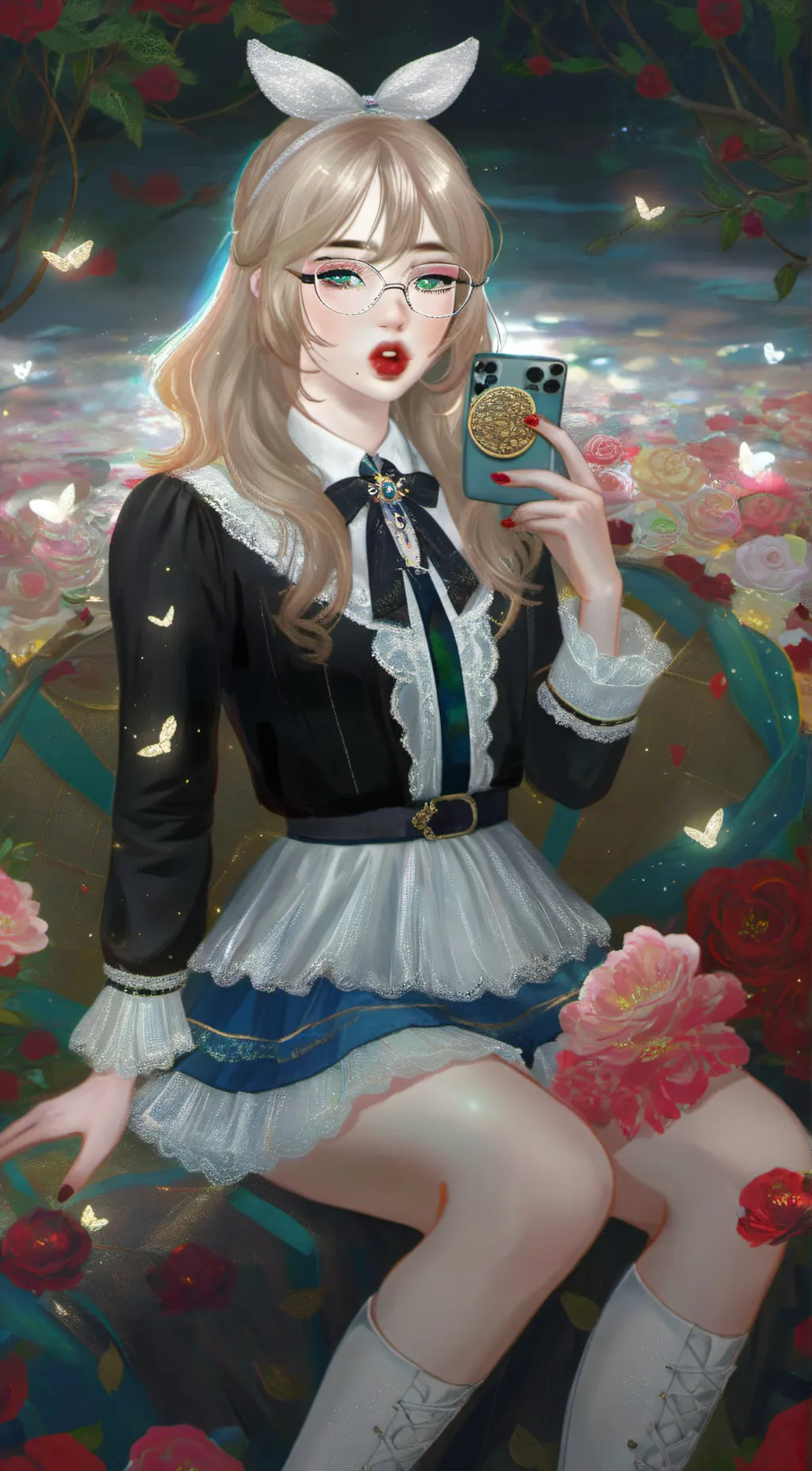 ai character: Luna josefsen  background