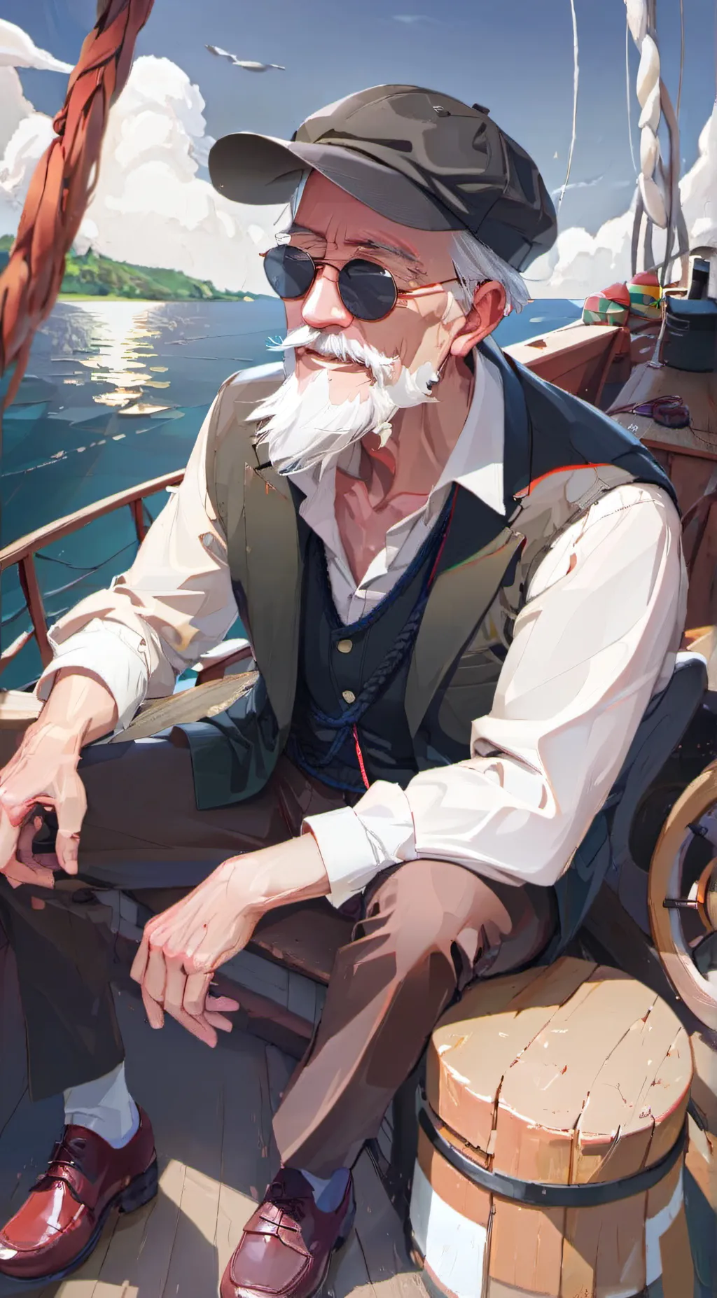 ai character: uncle Scottie  background