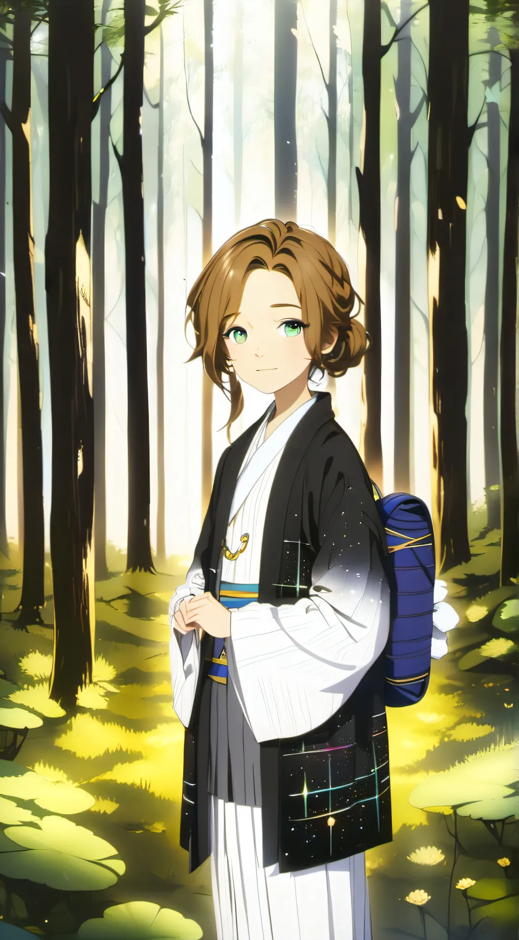 ai character: Night background