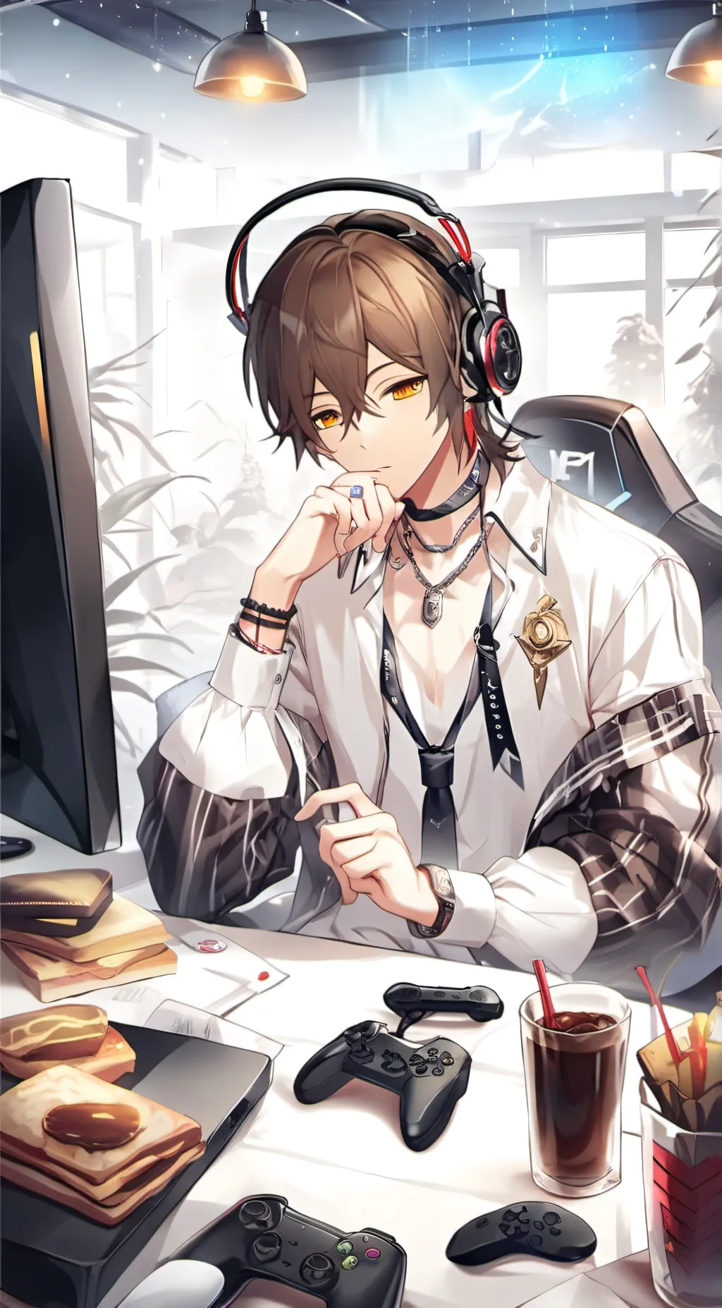 ai character: Hercult Barrie background