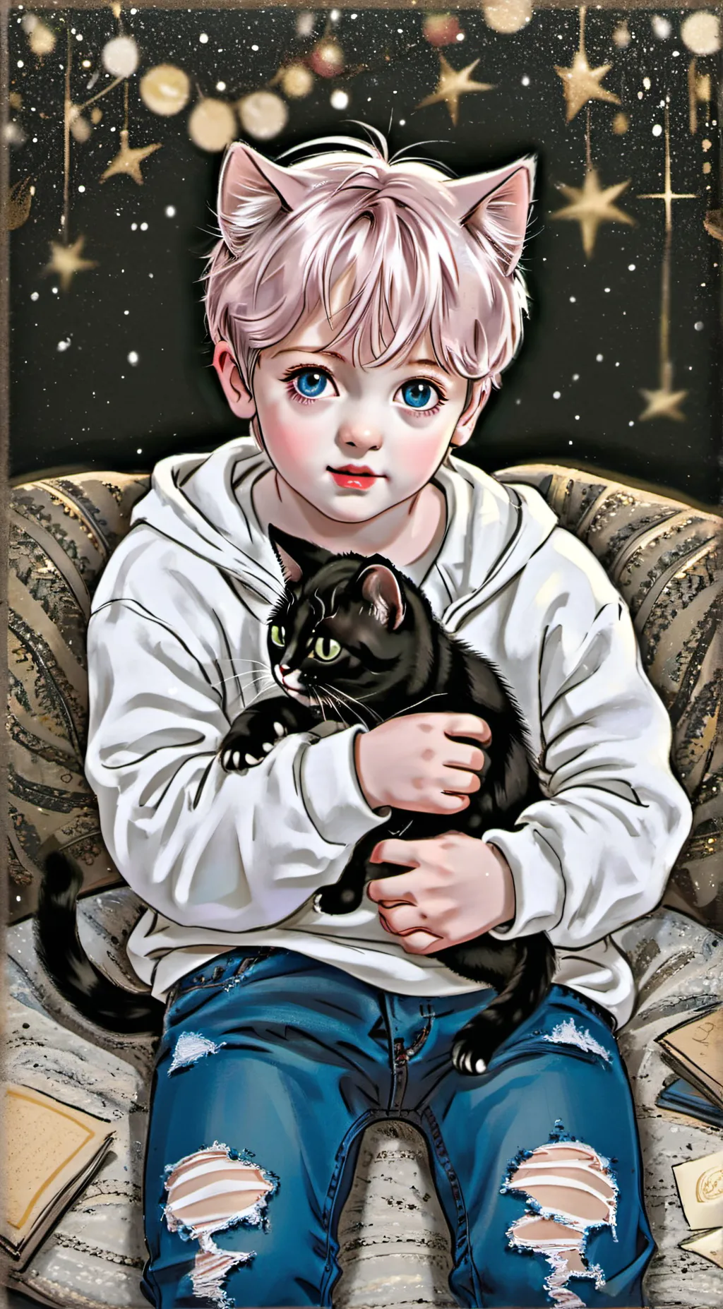 ai character: ~Jake~ And ~Mia~ background