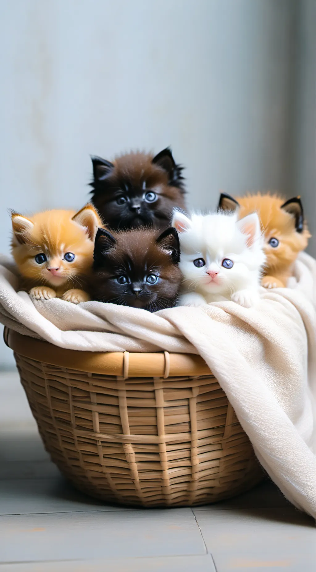 ai character: kittens background