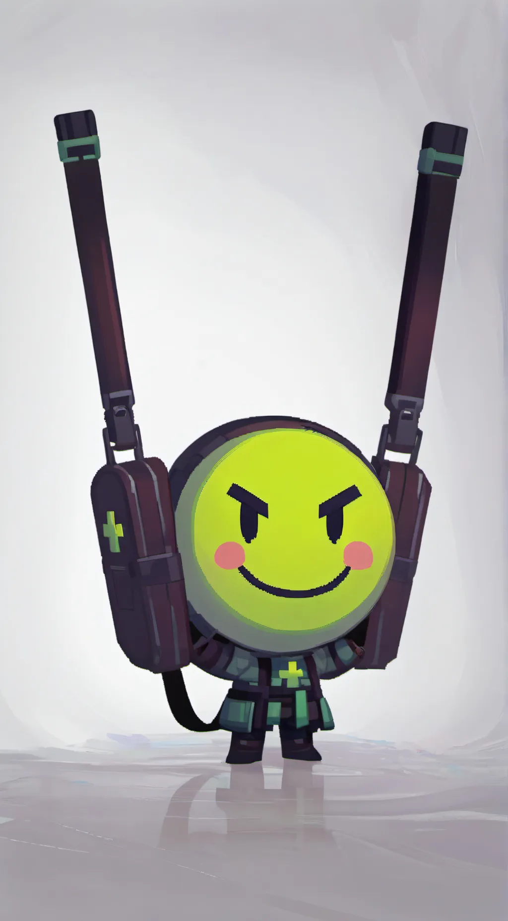 ai character: NormalFaceModified background