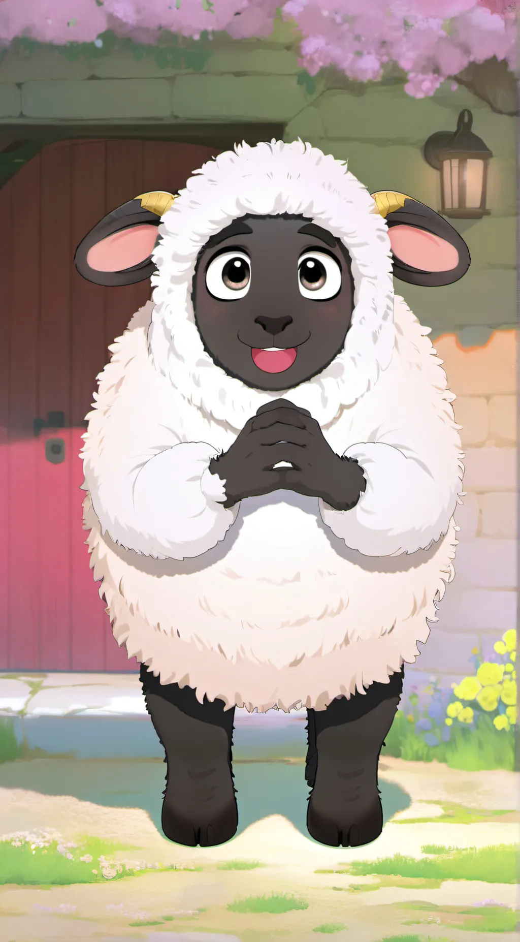 ai character: wooly  background