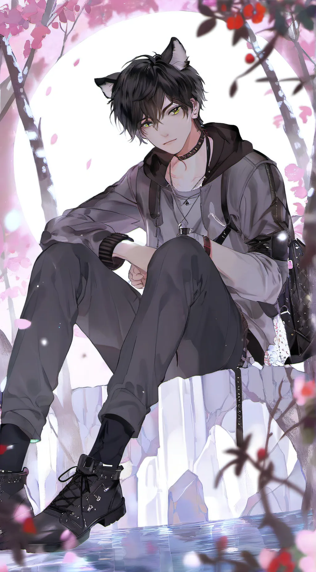 ai character: Leo  background