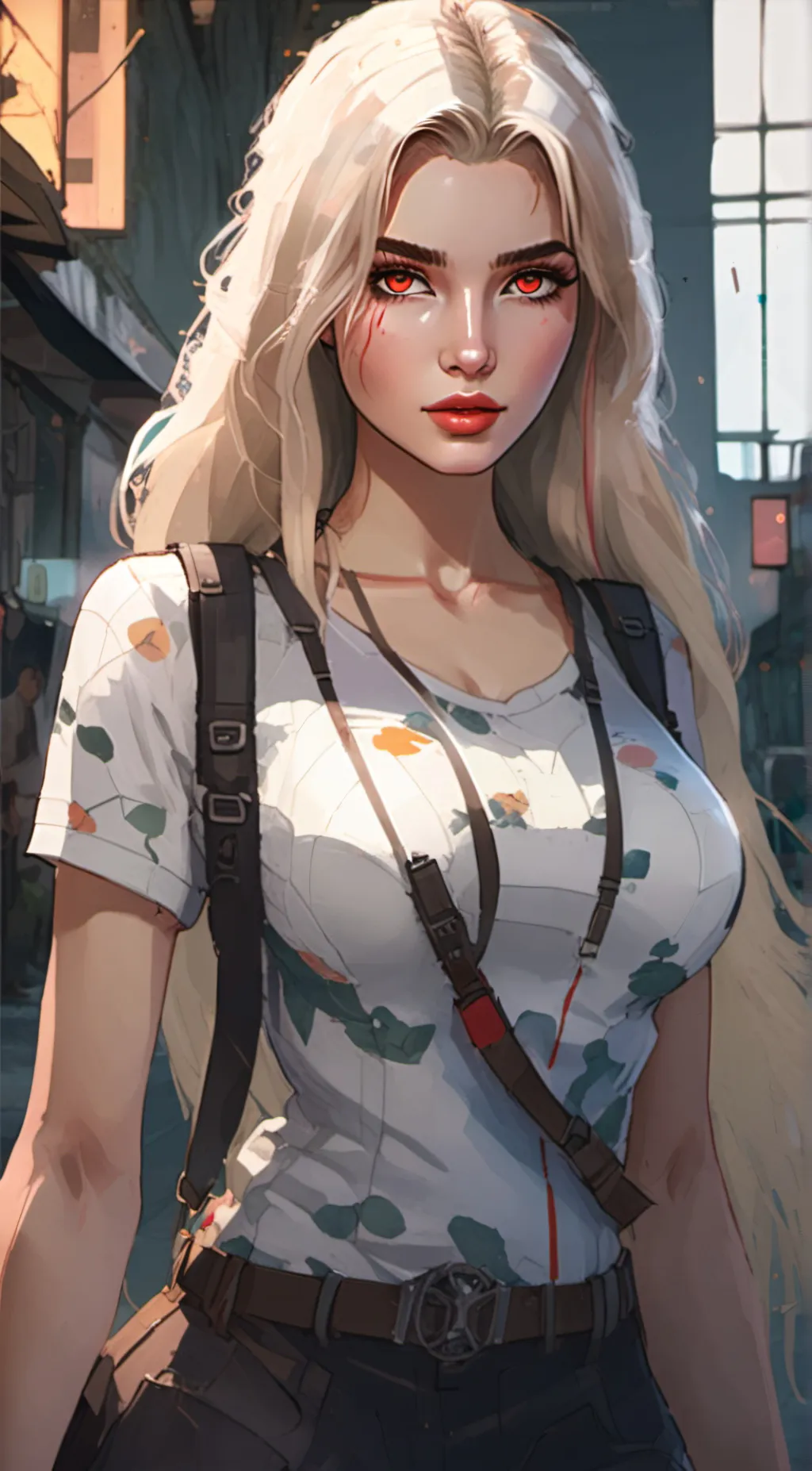 ai character: Toga  background