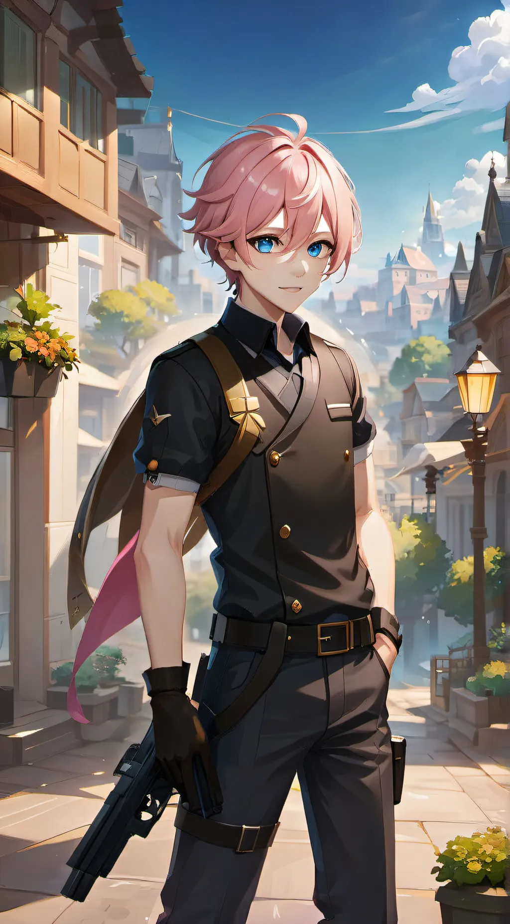 ai character: Ethan  background