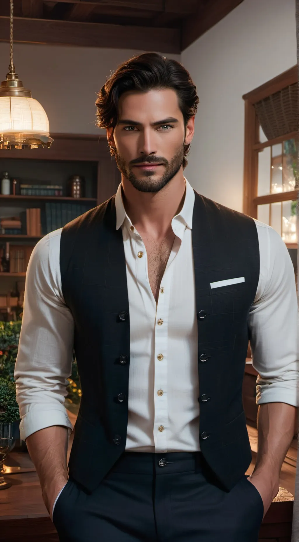 ai character: Axel  background