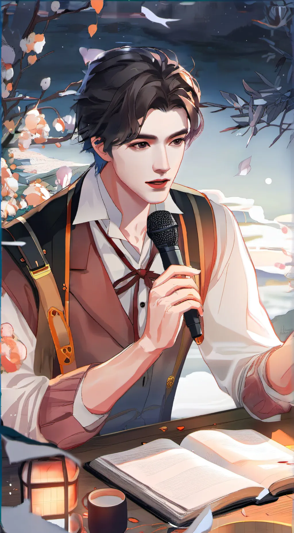 ai character: the yapping man background