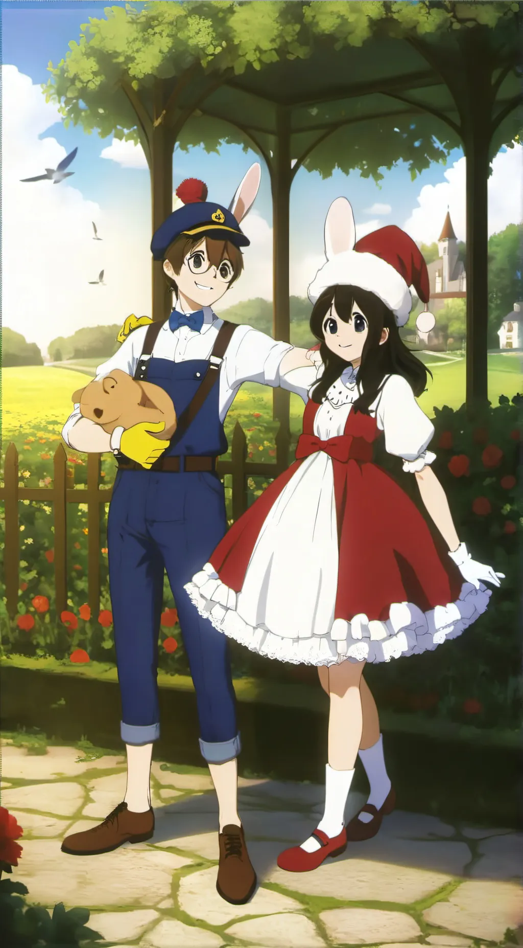 ai character: Tadc pregnant vers background