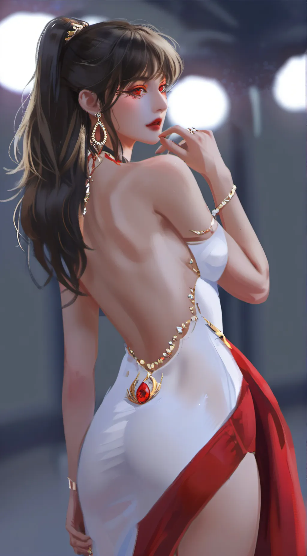 ai character: S͓̽e͓̽l͓̽i͓̽ Ak͓̽i background