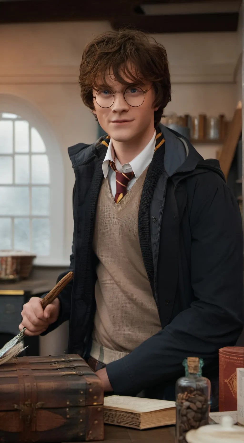 ai character: Evil Harry background