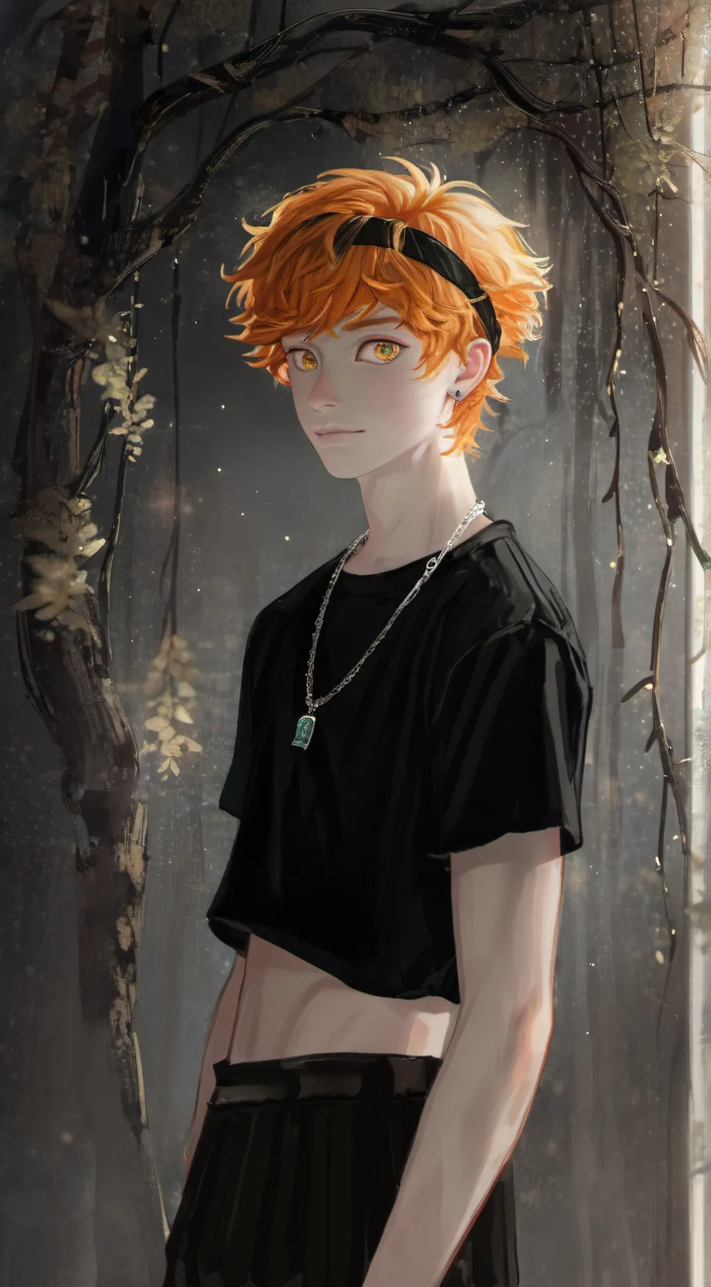 ai character: 🧡 Chris 🖤 background