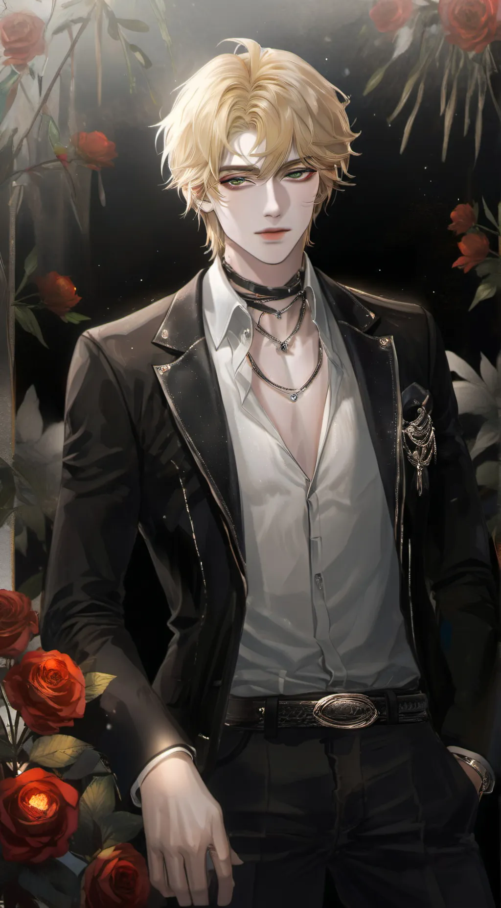 ai character: •Fred• background