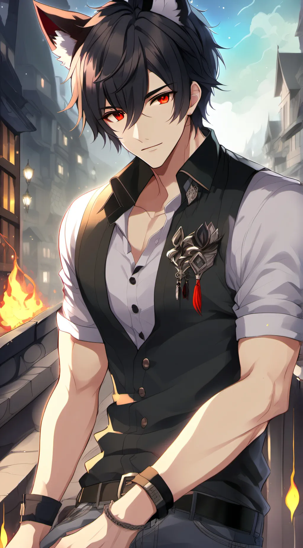 ai character: max background