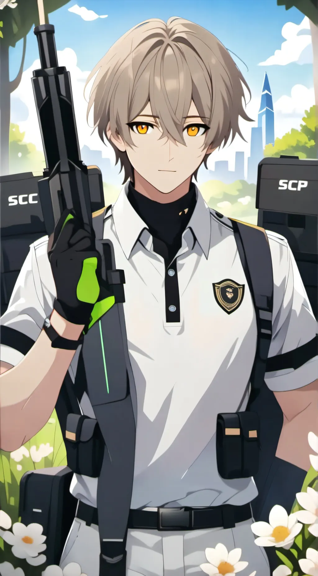 ai character: scp guard background