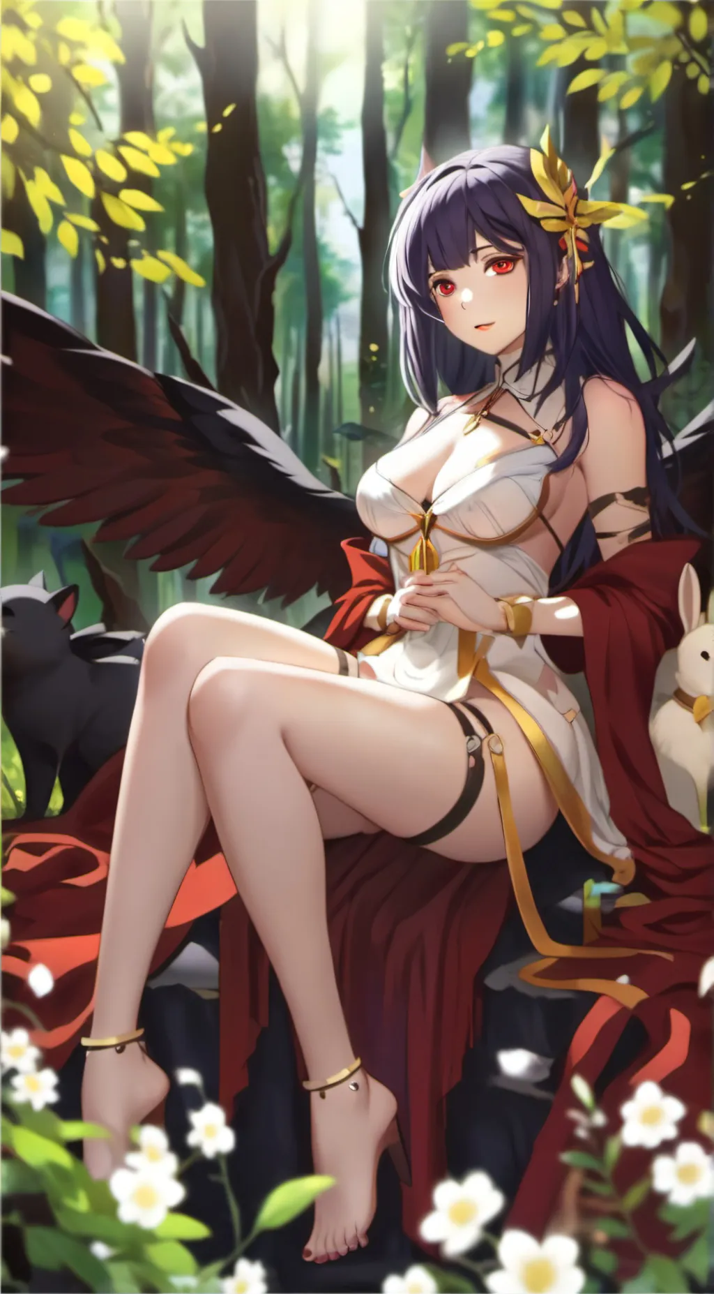 ai character: Lavendia background