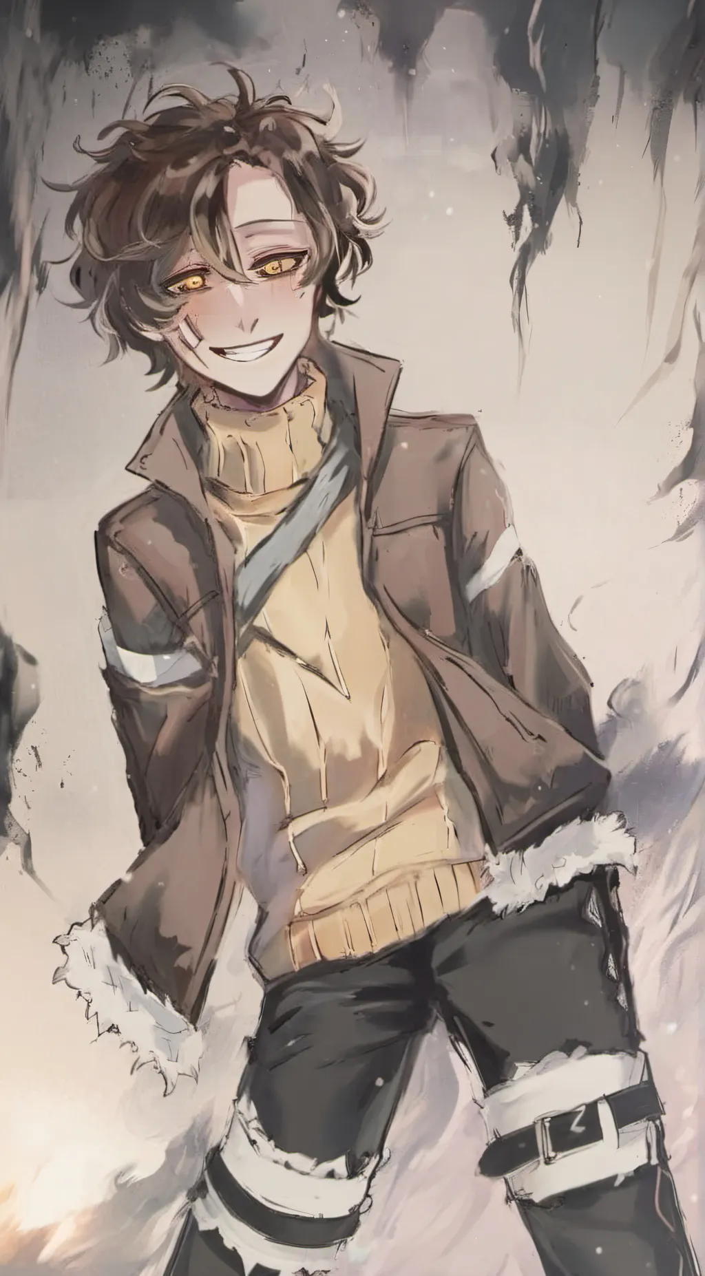 ai character: Wilbur soot background