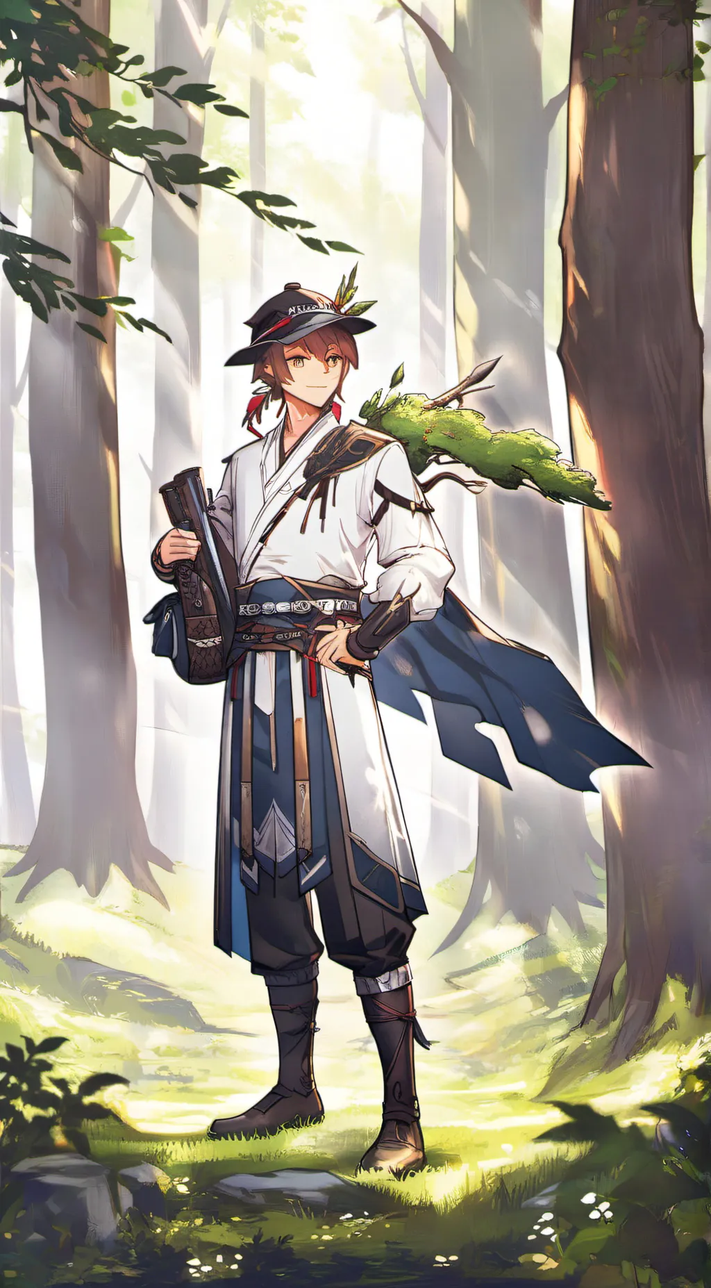 ai character: Moss background