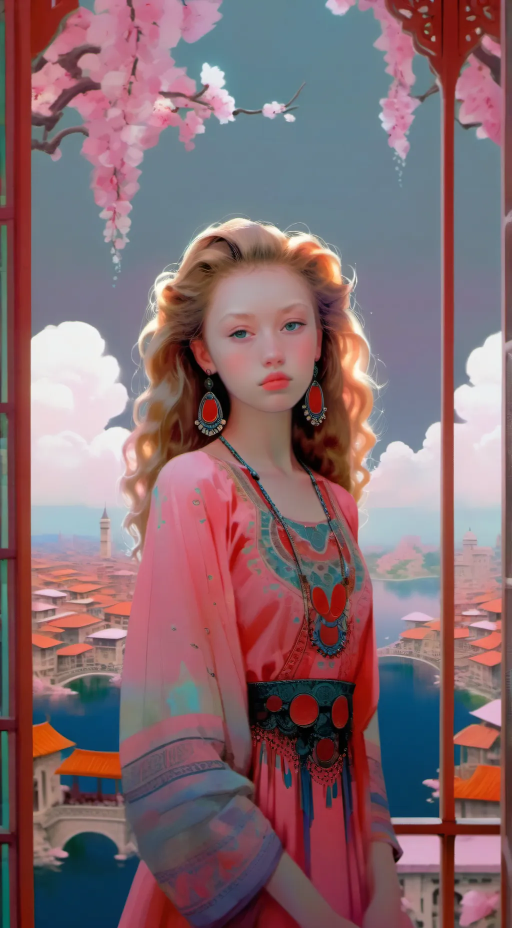 ai character: Emerald  background