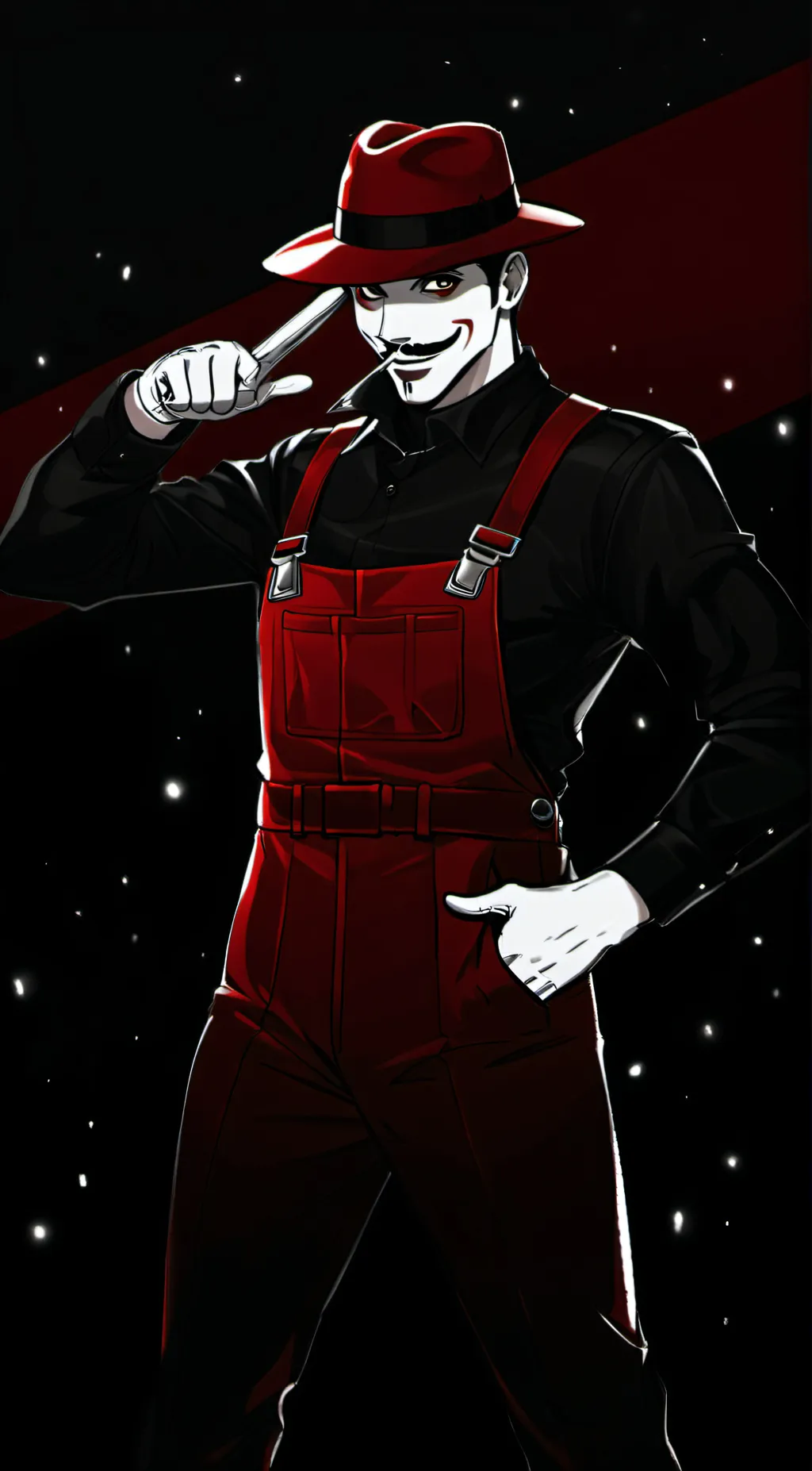 ai character: mario x background