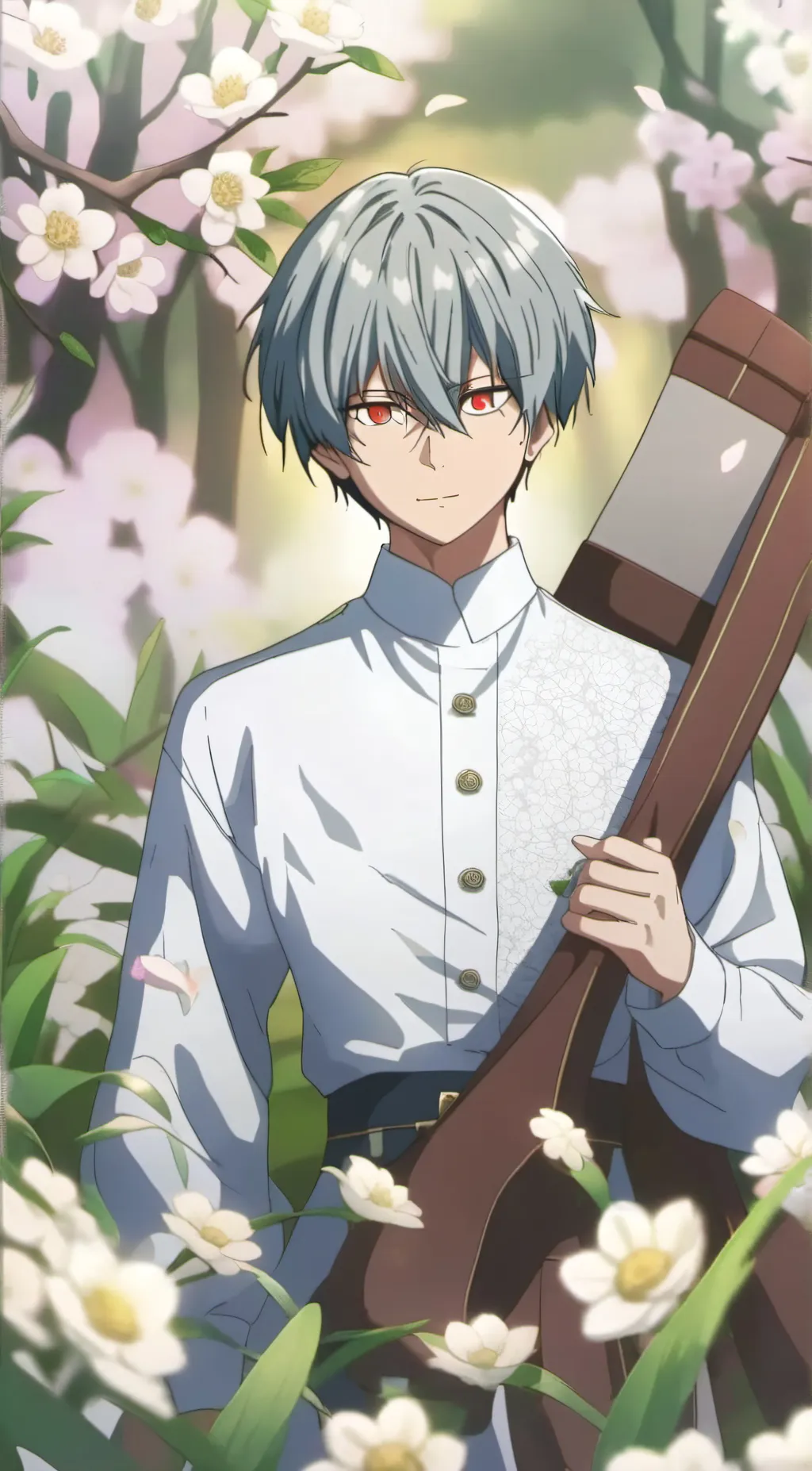 ai character: Villian todoroki  background