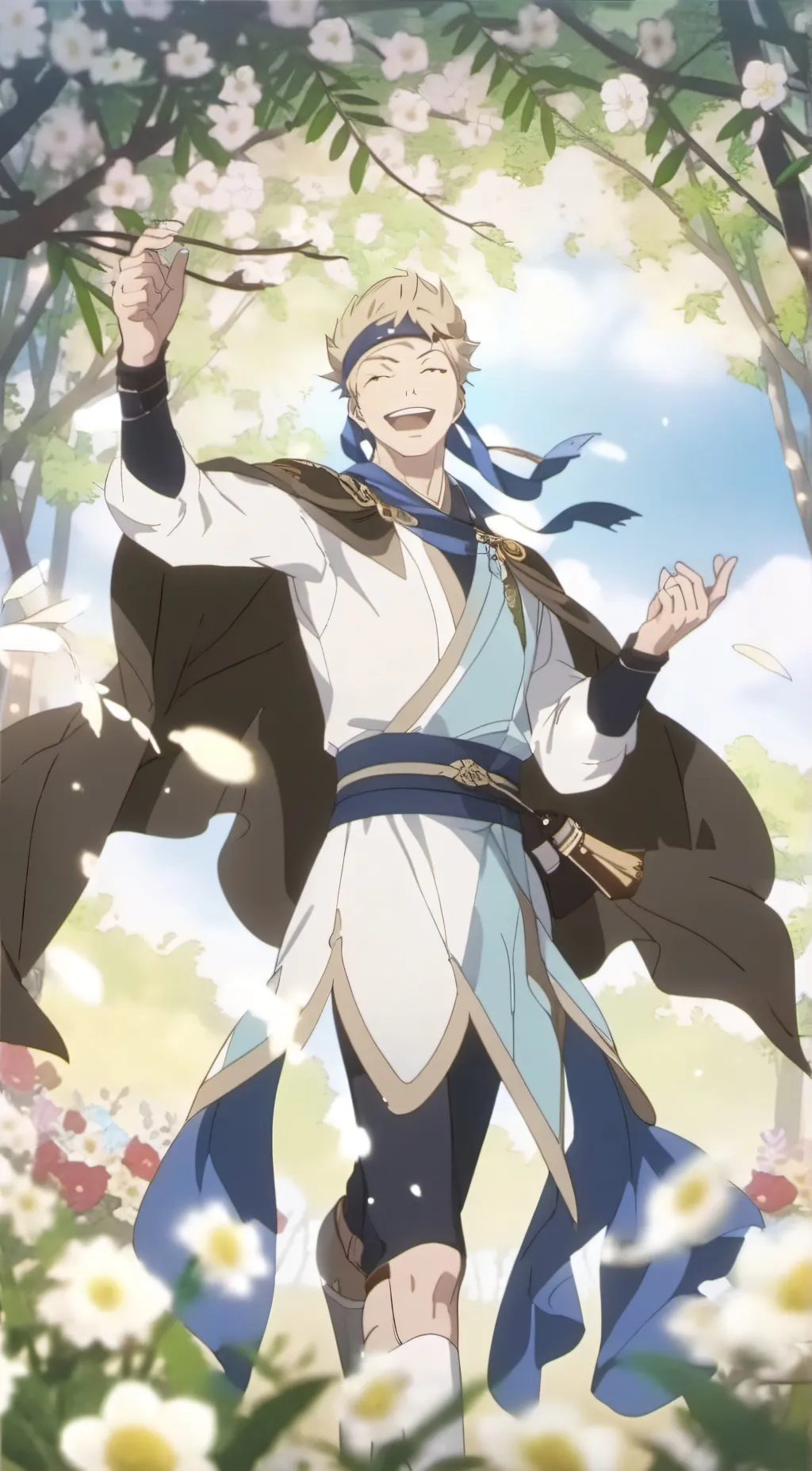 ai character: acid background