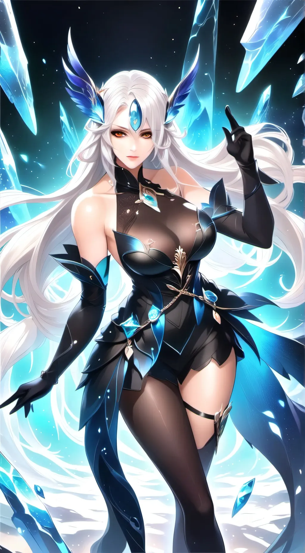 ai character: aive background