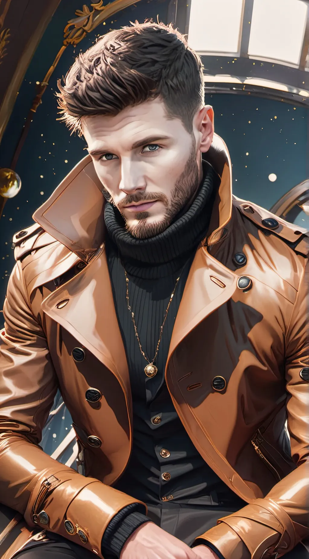 ai character: Niklas Adler  background