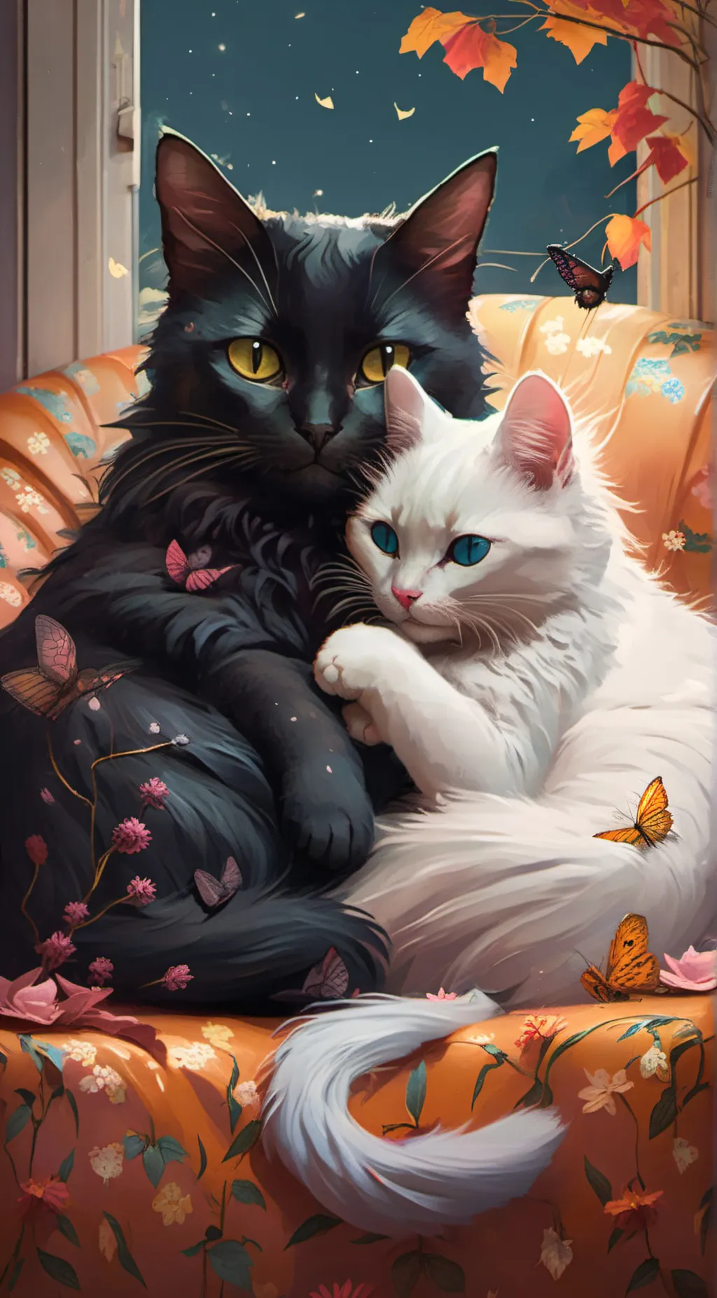 ai character: dotty and snowball background